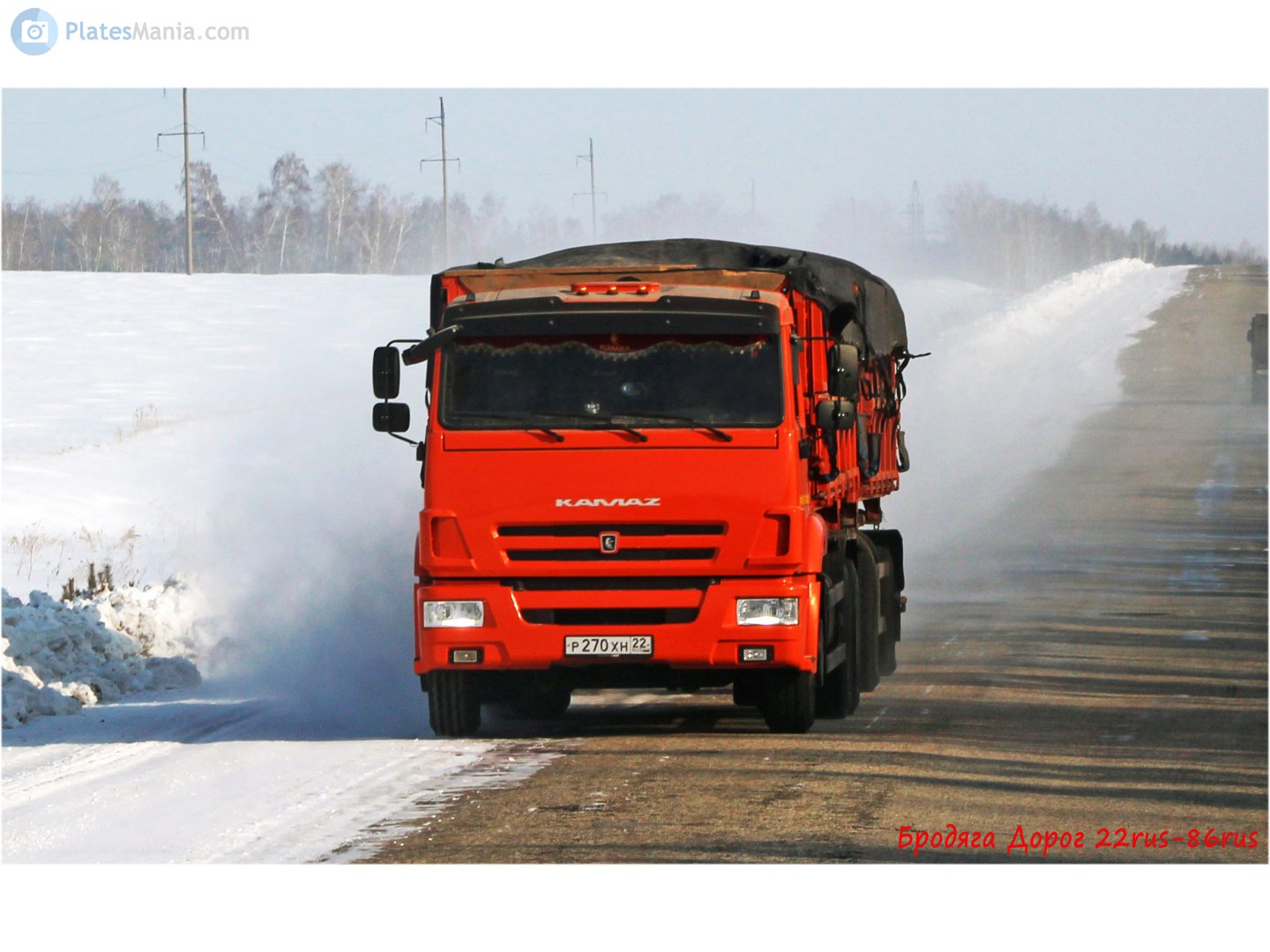 Фото Камаза Зимой