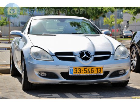 33 546 13 Mercedes Benz Slk Klasse License Plate Of Israel
