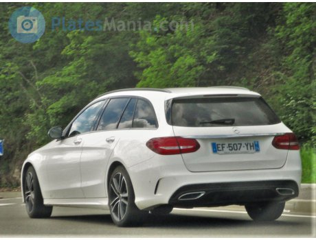 EF-507-YH, Mercedes-Benz C-Klasse (Haute-Savoie) French license plate