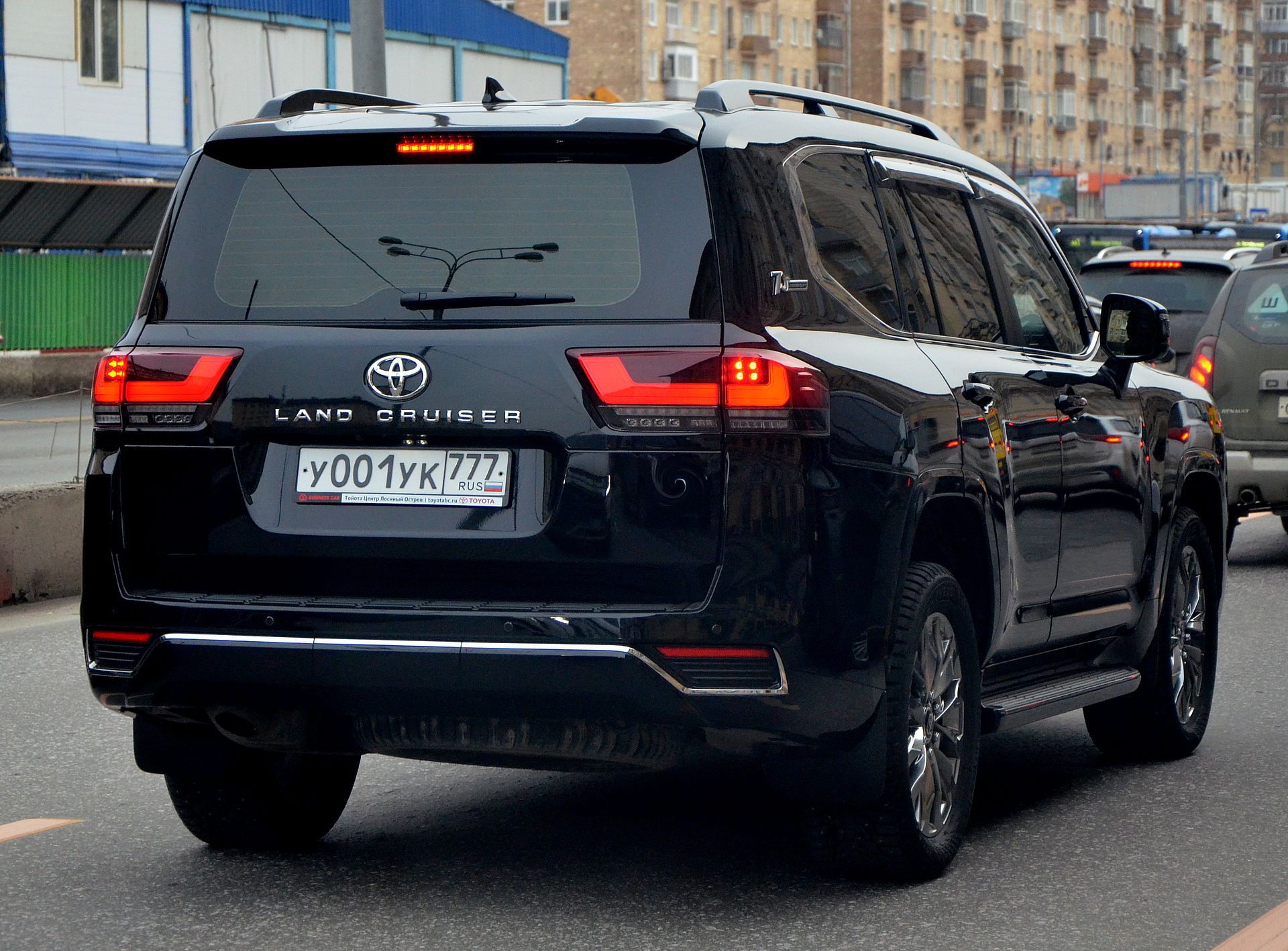 \"у 001 ук 777\" photos Toyota Land Cruiser. Russia