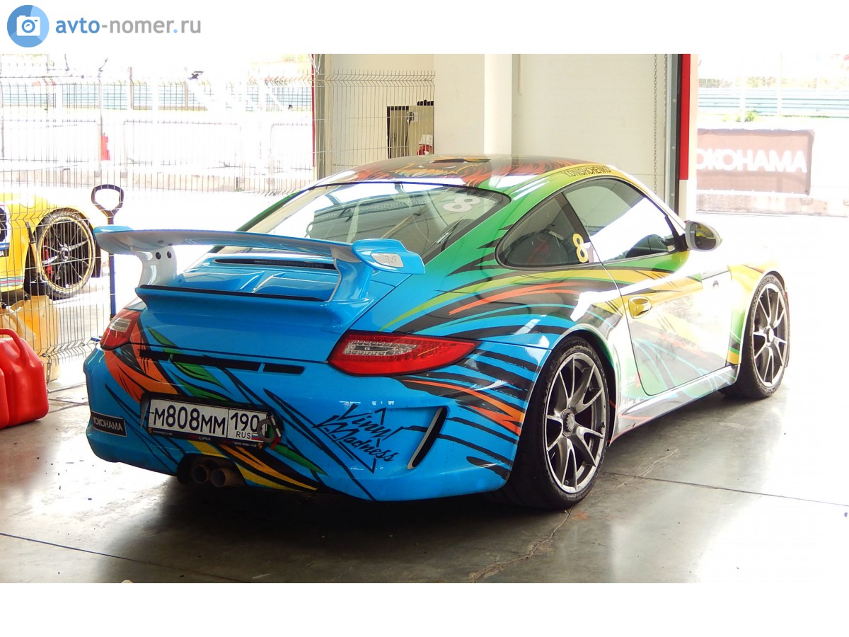 м 808 мм 190, Porsche 911 6th gen Coupé (997.1), 2004–2010