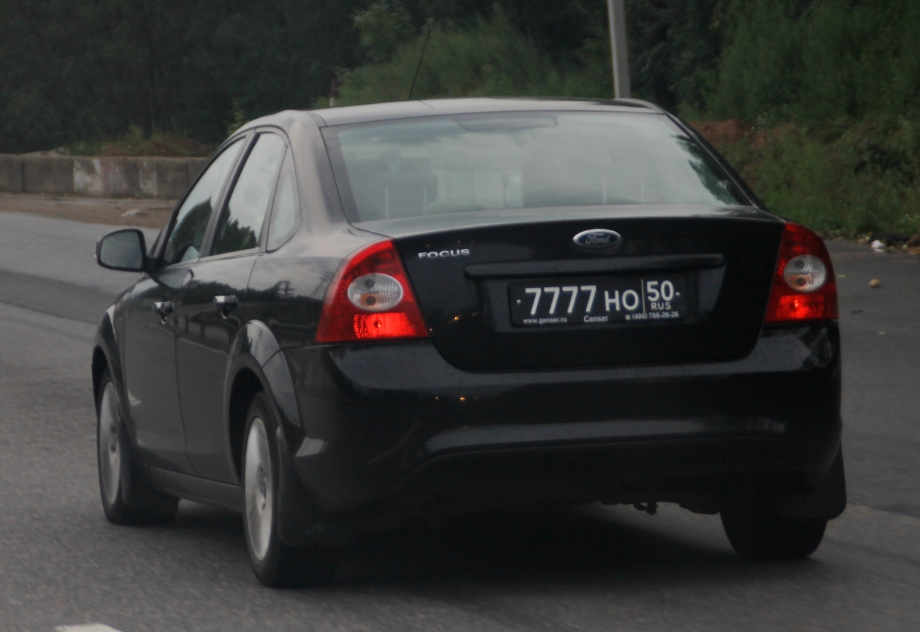 7777 но 50, Ford Focus 2nd gen (Classic) Sedan (DB3; C307), facelift, 2008­–2011 (–2014 for CN- and LATAM-market)
