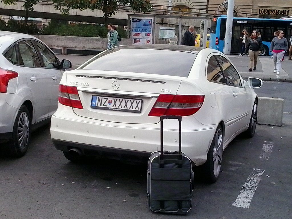 NZ-XXXXX, Mercedes-Benz CLC-Klasse 1st gen (CL203), 2008–2011