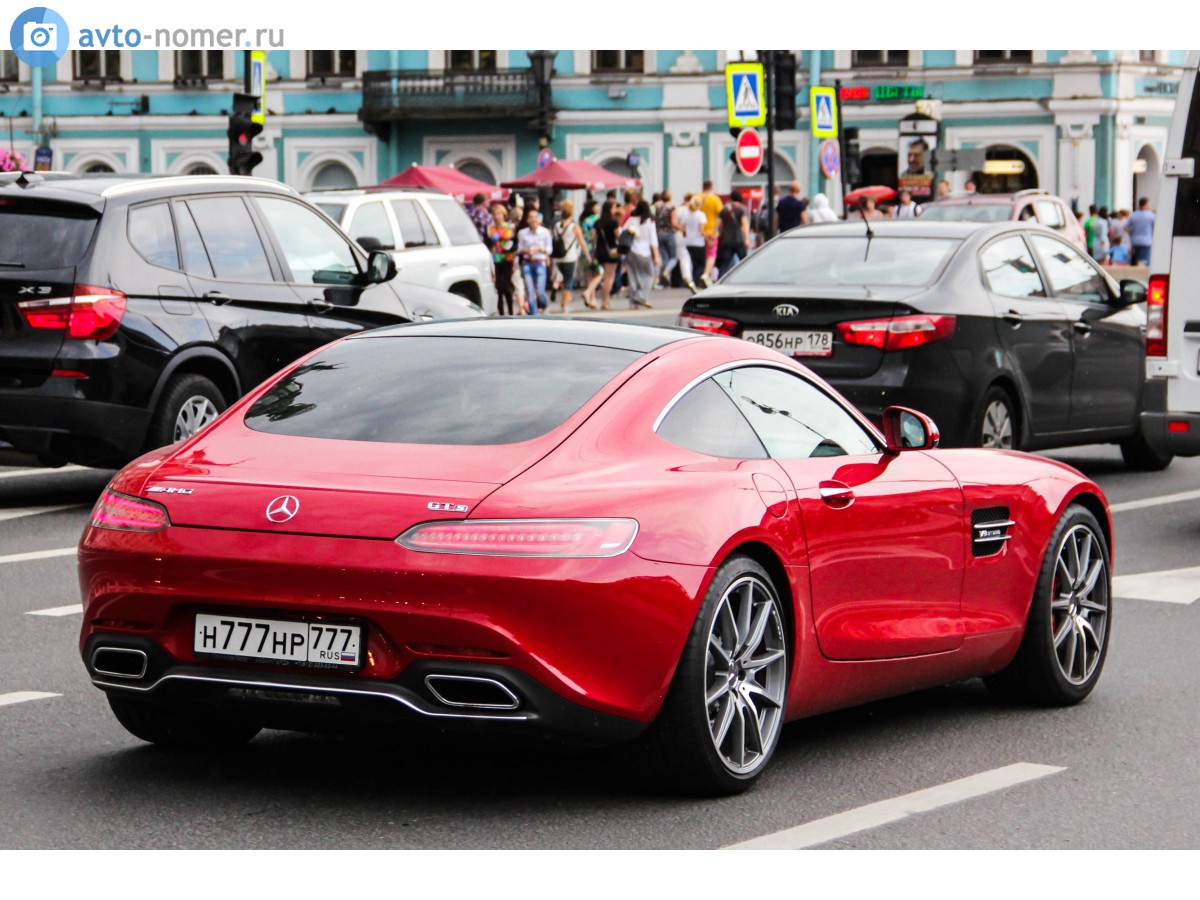 н 777 нр 777, Mercedes-Benz AMG GT 1st gen Coupé (C190), 2014–2022