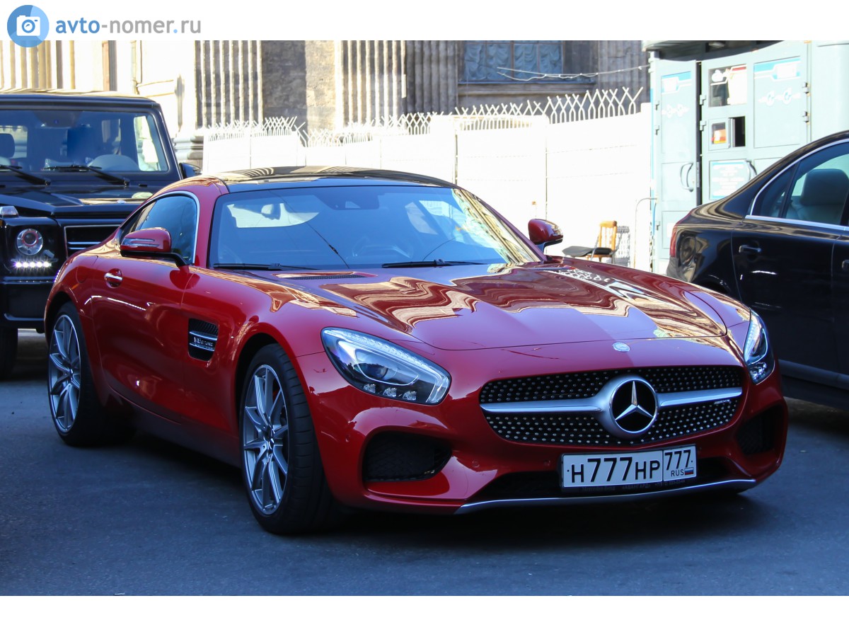 н 777 нр 777, Mercedes-Benz AMG GT 1st gen Coupé (C190), 2014–2022