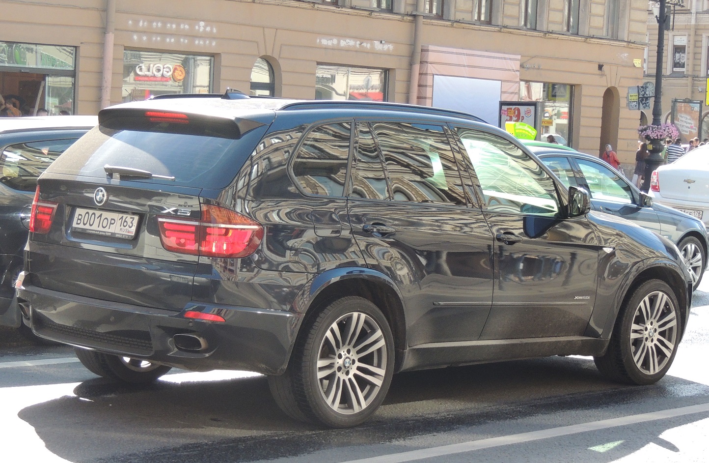 в 001 ор 163, BMW X5 2nd gen (E70), 2007–2013