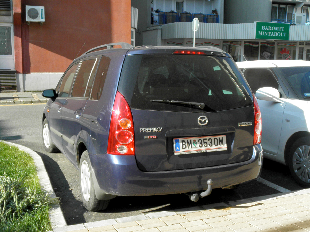 BM 353 DM, Mazda Premacy 1st gen (CP; Global-market), 1999–2005