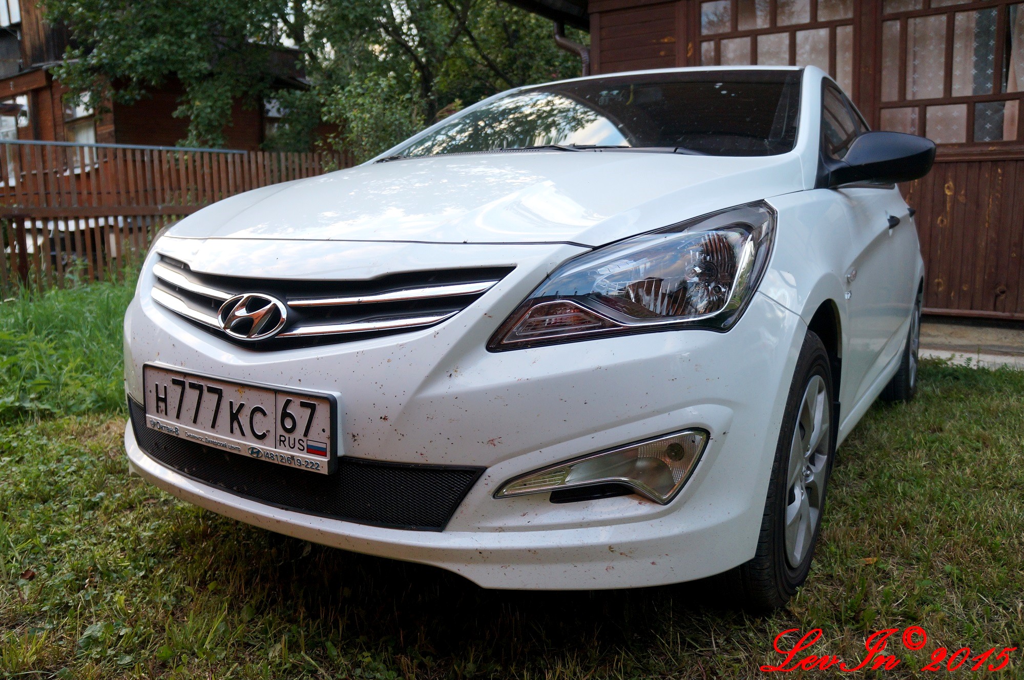 н 777 кс 67, Hyundai Solaris 1st gen Sedan (RB), facelift, 2014–2017