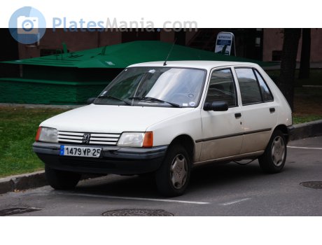 1479 VP 25, Peugeot 205