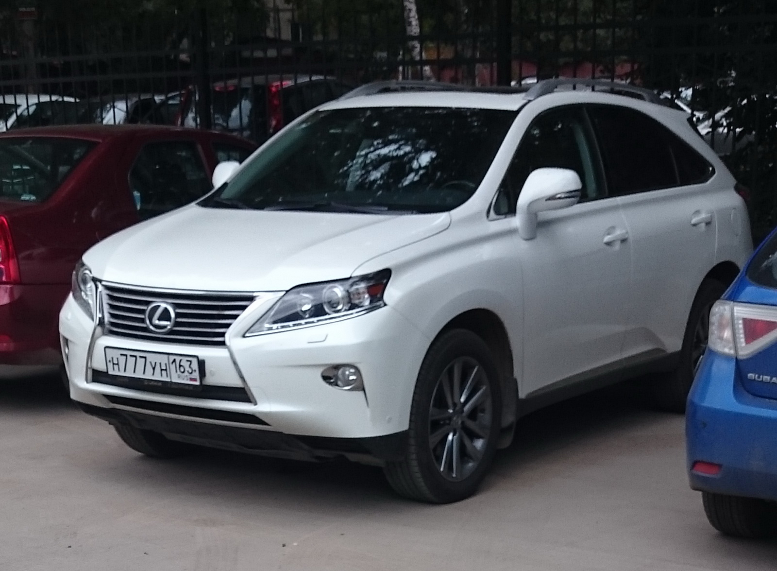 н 777 ун 163, Lexus RX 3rd gen (AL10), facelift, 2012–2015
