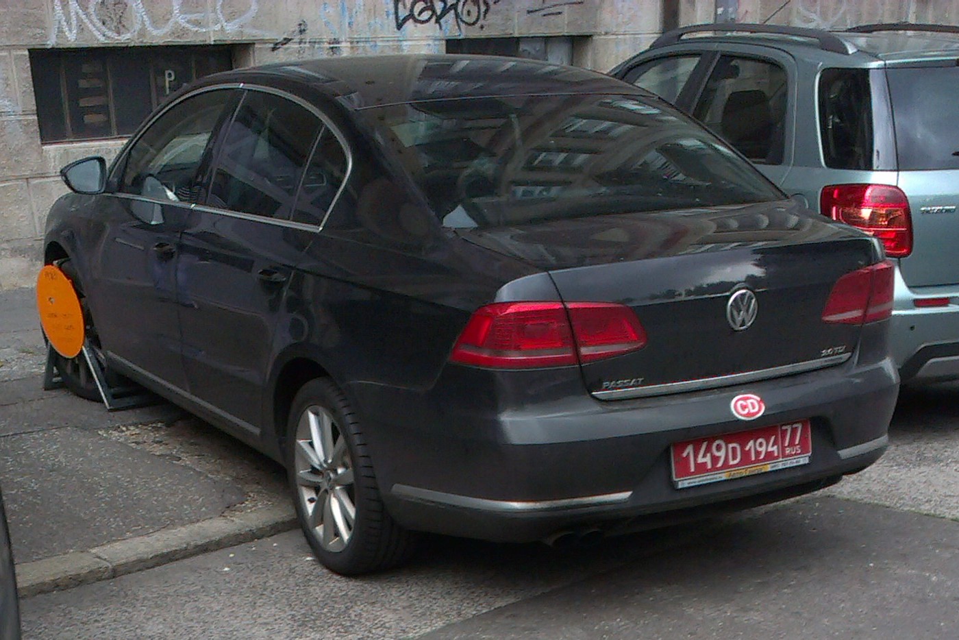 149 D 194 77, Volkswagen Passat 7th gen Sedan (B7; 3C; Global-market), 2010–2015