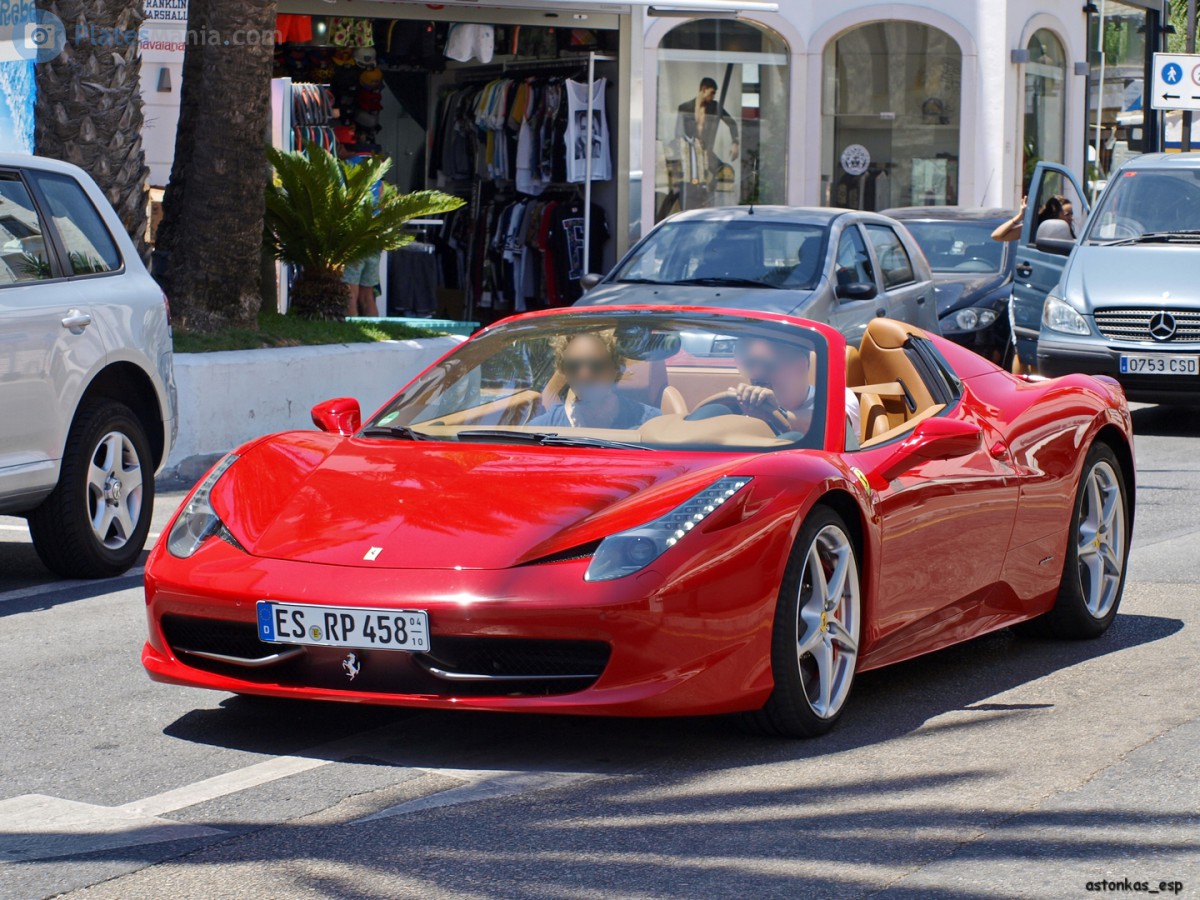 ES RP 458 (04/10), Ferrari 458 1st gen Spider (F142), 2011–2015