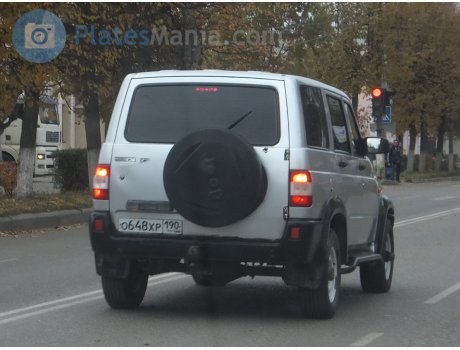 о648хр190, UAZ 3162 Симбир