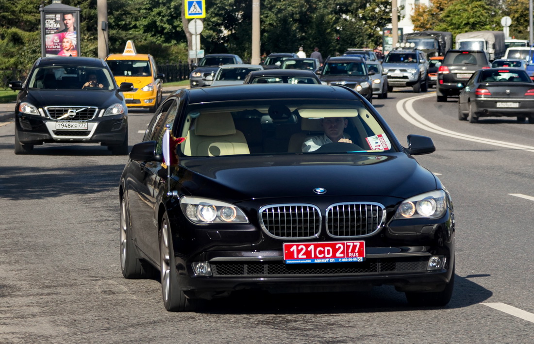 121 CD 2 77, BMW 7 Series 5th gen (F01–F04), 2008–2015