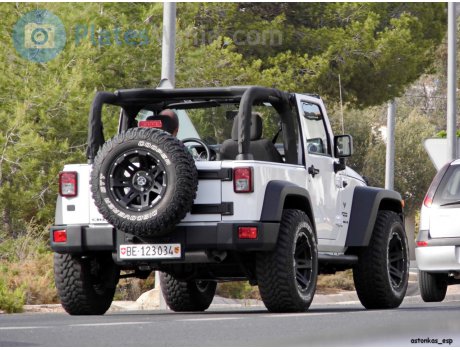 BE 123034, Jeep Wrangler