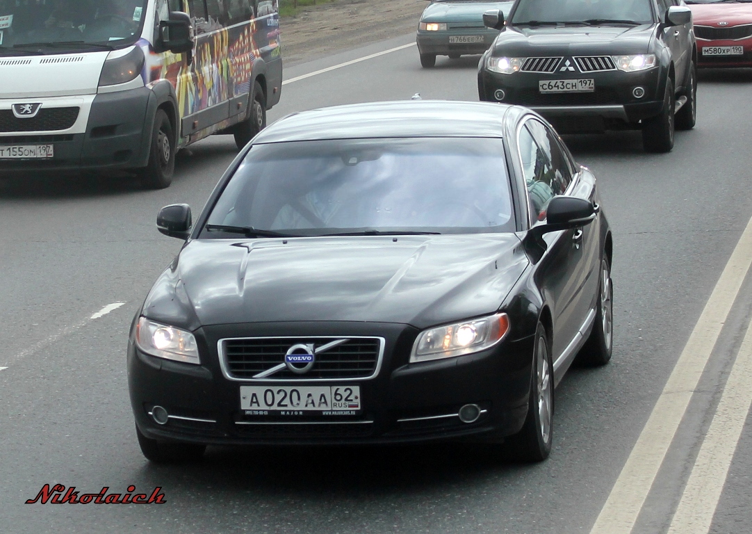 а 020 аа 62, Volvo S80 2nd gen (124), 2006–2013