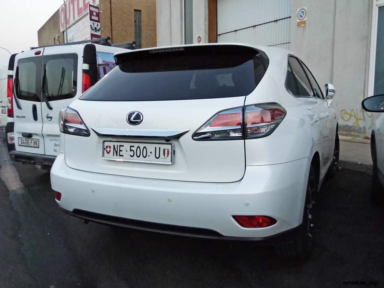 NE 500 U, Lexus RX 3rd gen (AL10), facelift, 2012–2015