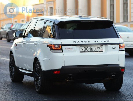 у001вв197, Land Rover Range Rover Sport