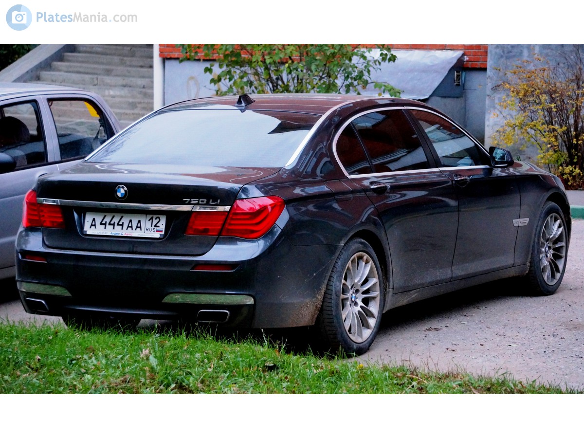 а 444 аа 12, BMW 7 Series 5th gen (F01–F04), 2008–2015