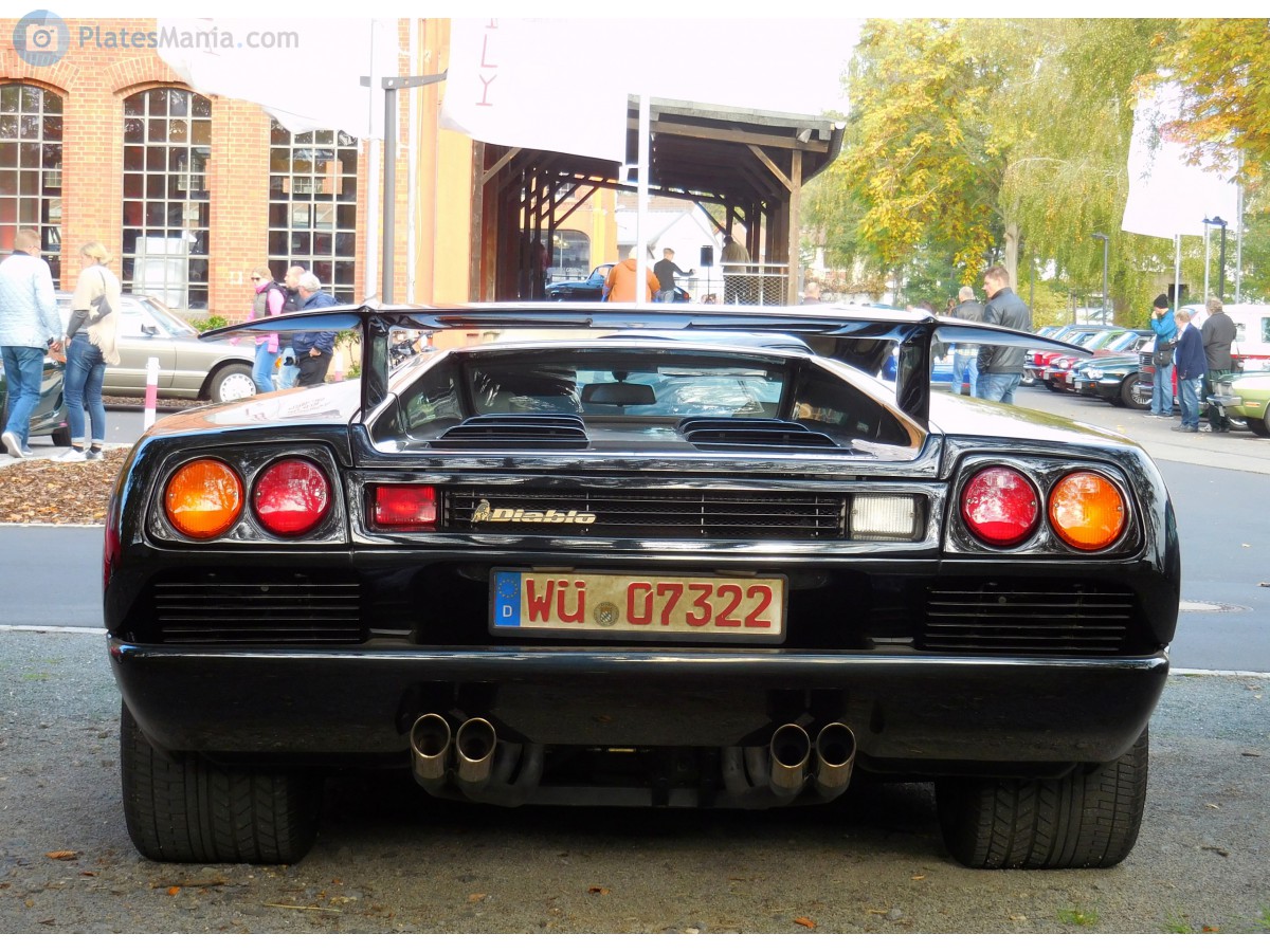 WÜ 07322, Lamborghini Diablo Coupé, 1990–2001