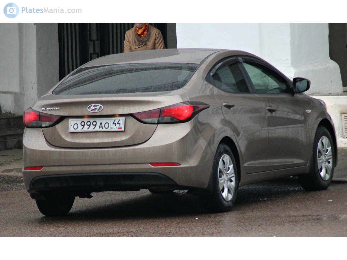 о 999 ао 44, Hyundai Elantra 