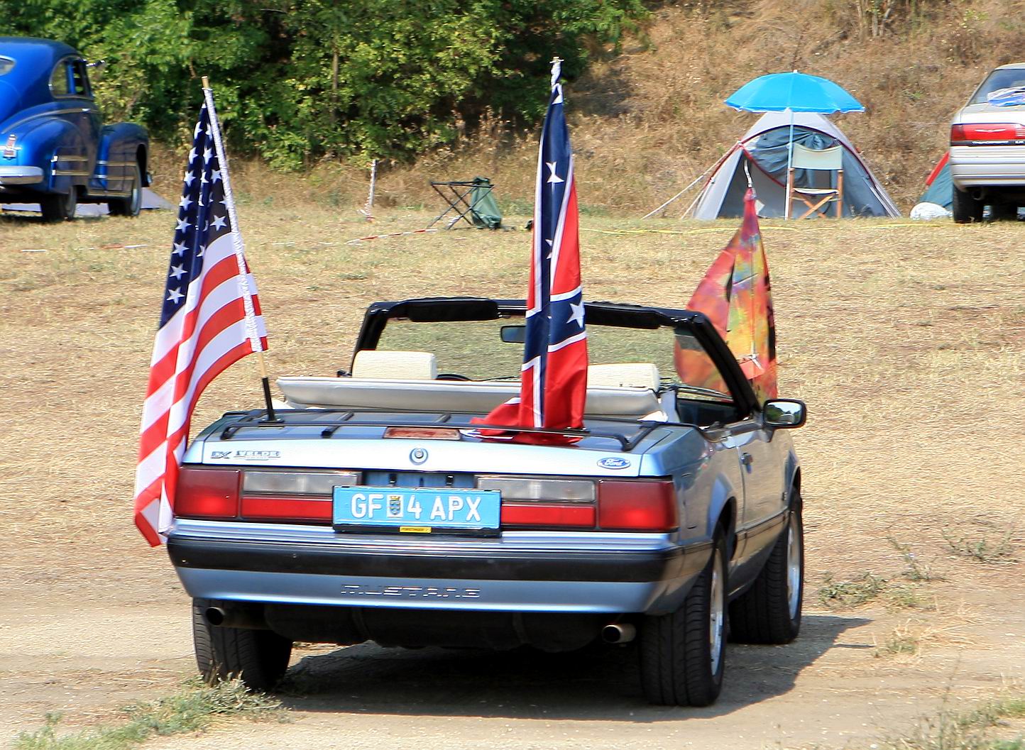 GF 4 APX, Ford Mustang 3rd gen 2-door Convertible (27/66), facelift, 1986–1993