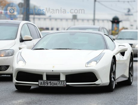 а891он777, Ferrari 488