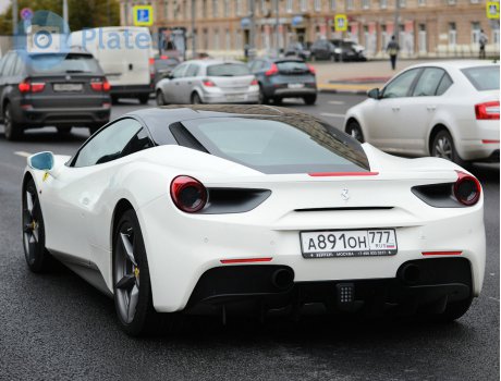 а891он777, Ferrari 488