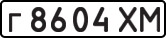 License plate USSR, Private-owned cars (1977)