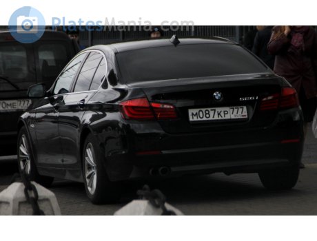 м087кр777, BMW 5 Series