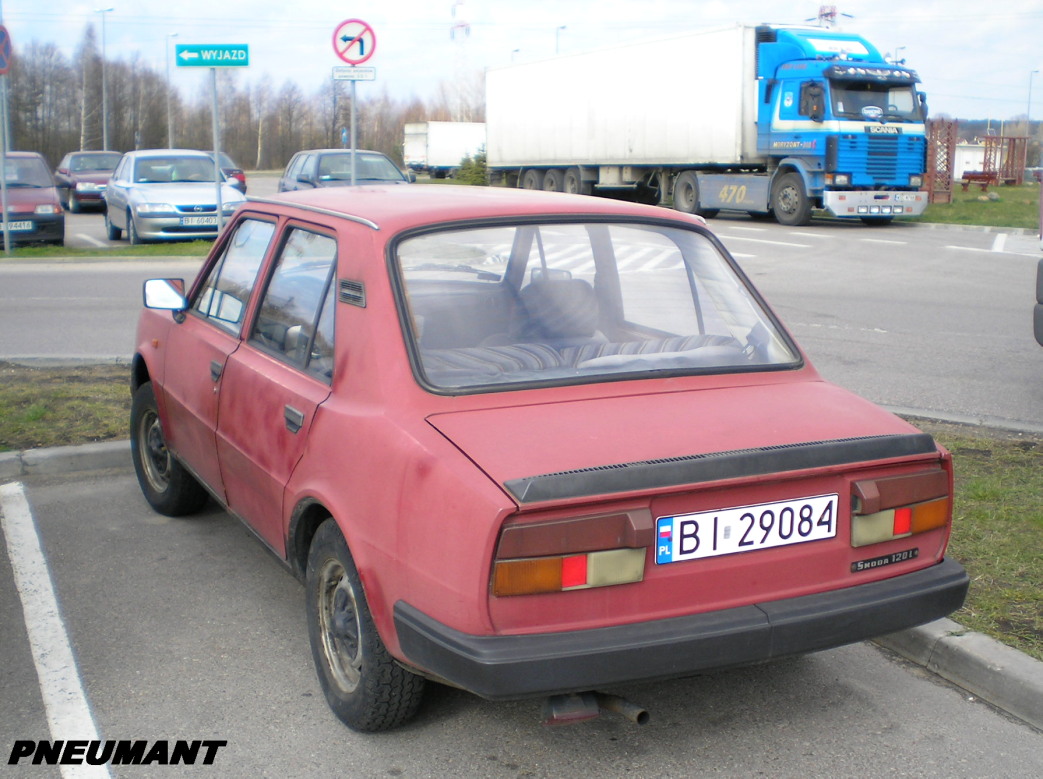 BI 29084, Skoda 120 2nd gen 120L, 1984–1988; 120LS/120GL/120GLS/120LX, 1983–1988