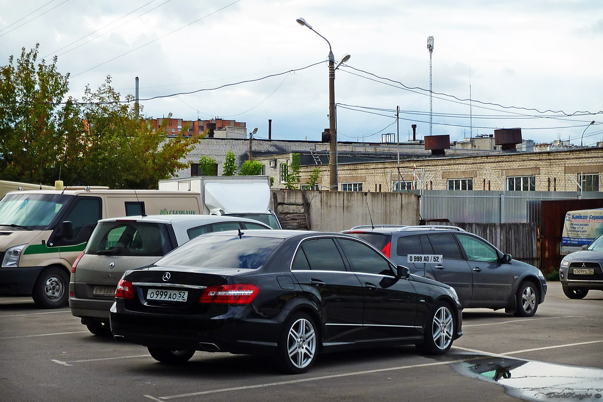 о 999 ао 52, Mercedes-Benz E-Klasse 4th gen Sedan (W212), 2009­–2013