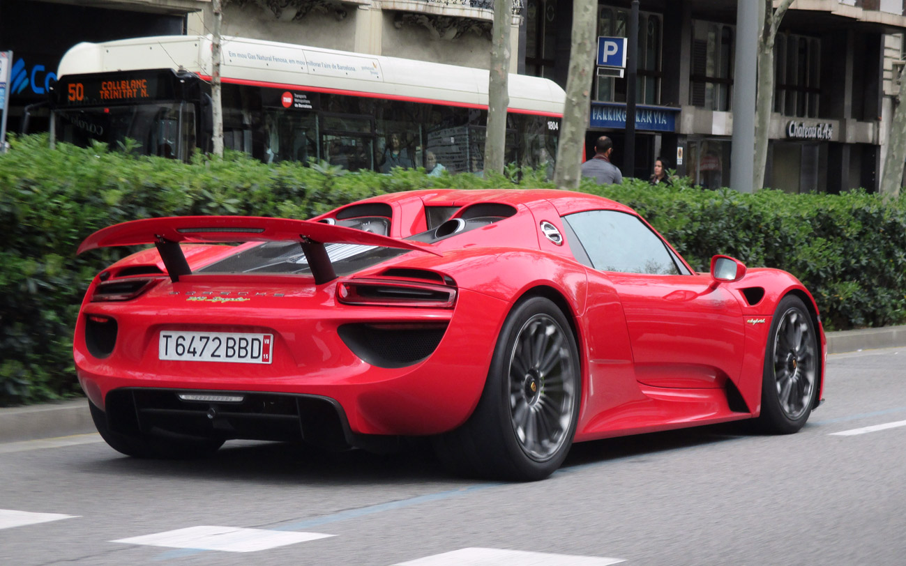 T 6472 BBD, Porsche 918 1st gen, 2013–2015