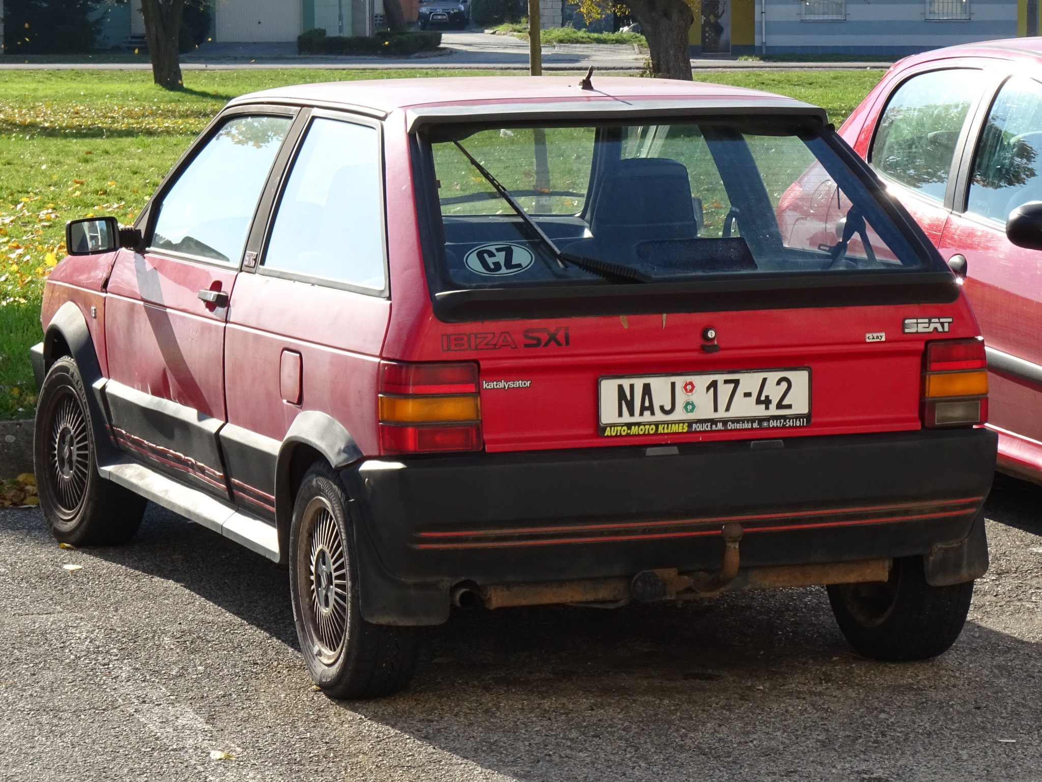 NAJ 17-42, SEAT Ibiza 1st gen 3-door Hatch (021A), 1984–1993