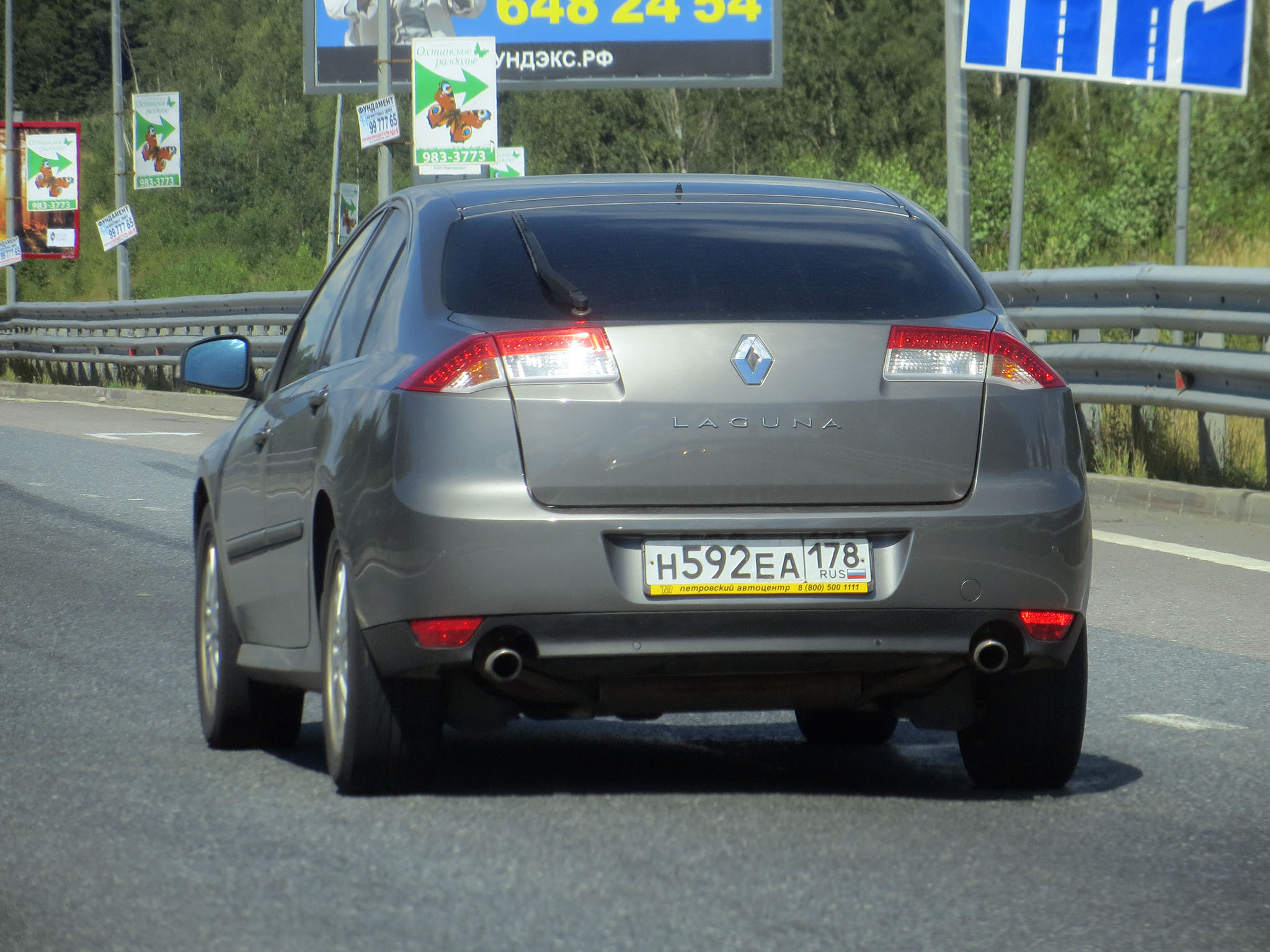 н 592 еа 178, Renault Laguna 3rd gen Liftback (X91), 2007–2015