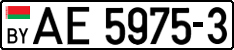 License plate Belarus, Trucks and buses (2004)