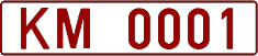 License plate Belarus, Trucks and buses (1992)