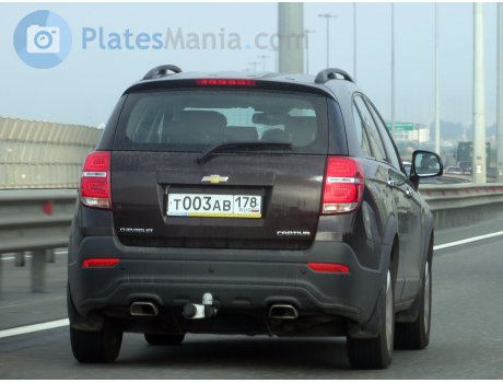 т003ав178, Chevrolet Captiva