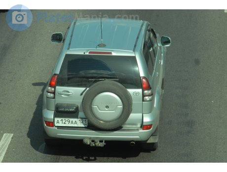 а129аа121, Toyota Land Cruiser Prado