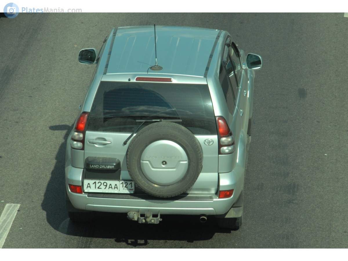 а 129 аа 121, Toyota Land Cruiser Prado 3rd gen 5-door SUV (J120), 2002–2009
