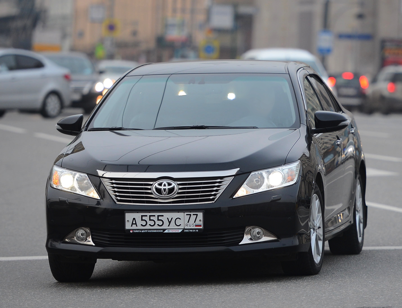 а 555 ус 77, Toyota Camry 7th gen (XV50; Global-market), 2011–2014