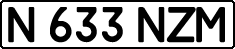 License plate Kazakhstan, Private owners (1993)
