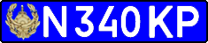 License plate Kazakhstan, Police (1993)