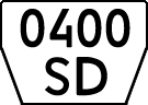 License plate Kazakhstan, Trailers (1993)