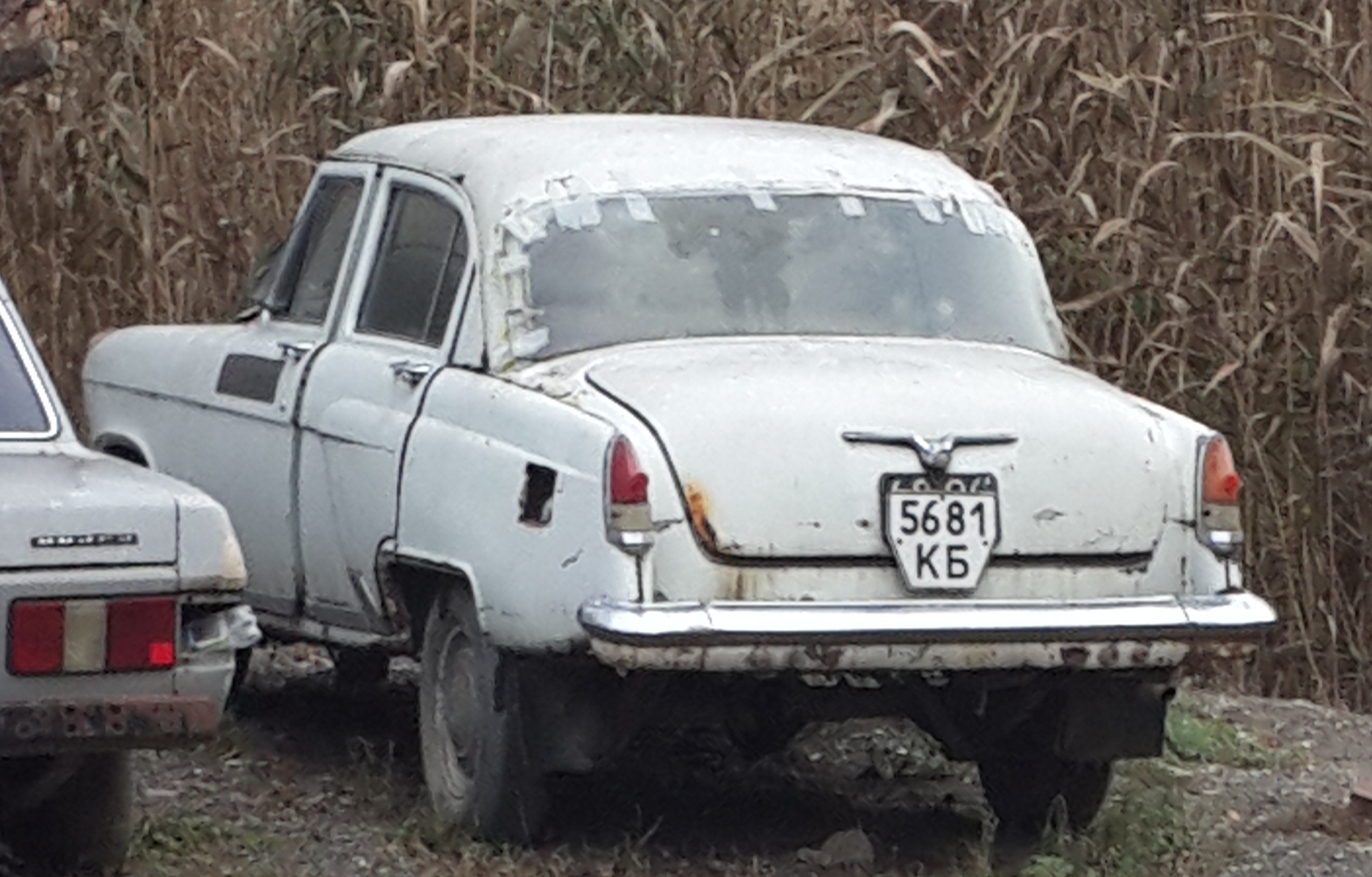 5681 КБ, License plate without vehicle 