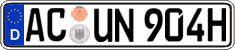 German license plate, Plates for oldtimers (type 