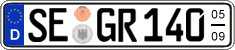 German license plate, Seasonal plates