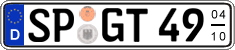 German license plate, Seasonal plates