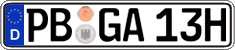 German license plate, Plates for oldtimers (type 