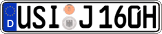 German license plate, Plates for oldtimers (type 